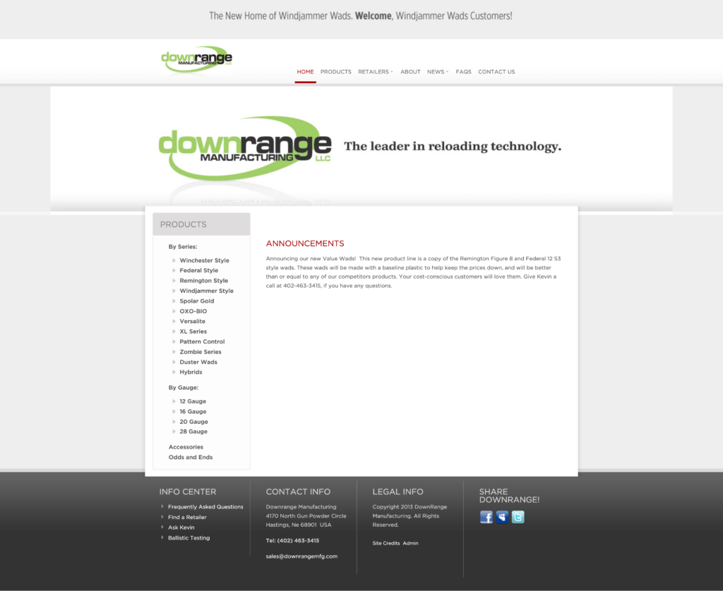 The original website screenshot
